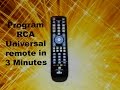 How to program your tv with rca universal remote