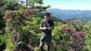 【信州上田】 油断は禁物の里山　独鈷山 【ドローン撮影】