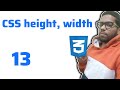 13 css height, width & max-width explained | control element sizing