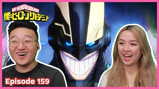 ARMORED ALL MIGHT! I AM HERE! 😁 | My Hero Academia S7 Episode 159 / 21 Couples Reaction & Discussion