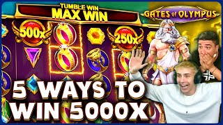 5 Ways to Win 5000x on Gates of Olympus (Max Win)