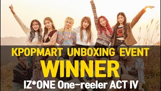 KPOPMART Unboxing Event Winner IZ*ONE ' One-reeler ACT IV Giveaway 아이즈원 무료나눔