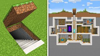 How To Build a Modern Secret Base in Minecraft