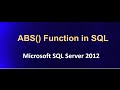 ABS() Function in SQL