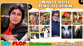 Amitabh bachchan Hit and Flop All Movies List & Box Office Collection | Amitabh All Films Name List.