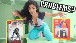 SHOULD YOU BUY  Nintendo Switch OLED ?!  Review *pros & cons* ft Metroid Dread