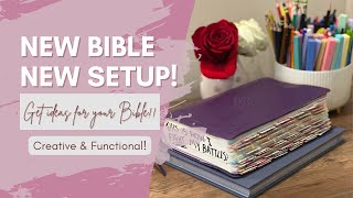 New Bible, New Setup! Get Ideas for Your Bible! ESV Journaling Bible | Large Print 📖✨