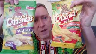 Chachita's plantain chips versus banana chips