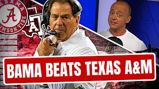 Alabama Beats Texas A&M - Josh Pate Rapid Reaction (Late Kick Cut)