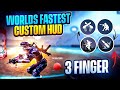 👍Best 3 FINGER Custom HUD In Ff (BETTER THAN PC) 3 FINGER Custom HUD Free Fire | Gamer guruji