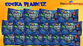 17 EDEKA PLANETZ Blind Bags spin top spinning top Kreisel opening