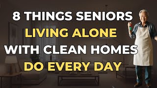 8 THINGS Seniors Living Alone With CLEAN HOMES Do EVERY DAY | Easy Tips for a Tidy Home