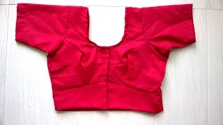 Saree blouse cutting and stitching easy method part-1 Saree blouse cutting and stitching easy method part-1