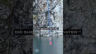 Did She Touch The Water at Canada’s Highest Bungee??! #bungeejumping #ottawa #gatineau #canada