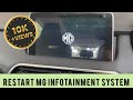 How to restart Mg infotainment system? Fix the screen or error in MG screen. Hidden MG trick