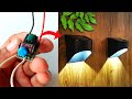 DIY Outdoor Garden Lamp from PVC | Fancy Wall Decoration Lights / Home Decor Light