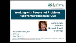 Working with People not Problems Supporting Wellbeing in Family Justice Centers