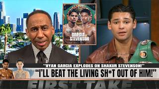 "He's A BUM!" Ryan Garcia CALLS OUT Shakur Stevenson on Stephen A Smith Show!
