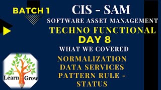 SAM - Day8 Normalization Data Services - Software Model - Pattern Rule - Status