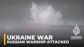 Russian warship 'destroyed': Ukraine claims latest success by sea drones