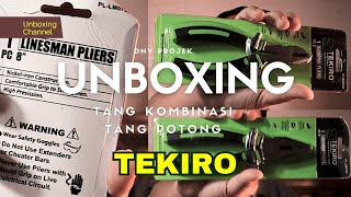 Nyari tang berkualitas ya TEKIRO dong, ada pahat beton juga | Bongkar #14