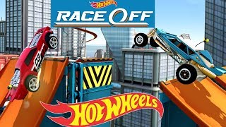 Hot Wheels Race Off Night Shifter Dune It Up Race! Let's Play Hill Climb and 360 Loops!