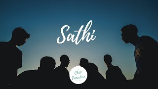 Sathi - Sushant KC (Lyrics Video)