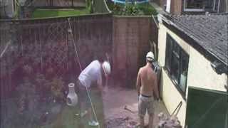 Accident - DIY Gone wrong - Takes down the washing line