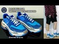 Balenciaga Men's Triple S Trainers (Style 2) in Turquoise/Blue/Orange: Overview & Try-on