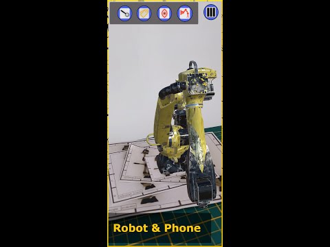 AR Robot Virtual Reality Robot App Test