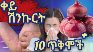 ማወቅ ያለባችሁ የቀይ ሽንኩርት 10 ምርጥ የማይታመን የጤና ጥቅሞች!\