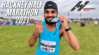 HACKNEY HALF MARATHON 2021 - RACE VLOG