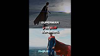 Superman VS Supergirl | #shorts #fyp #dc