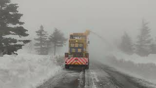 ロータリー除雪 春山除雪 志賀草津高原ルート