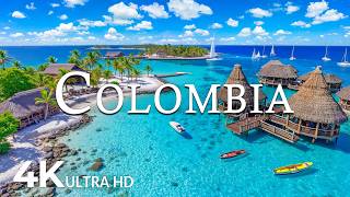 FLYING OVER COLOMBIA (4K UHD) – Soothing Music Along With Beautiful Nature Video - 4K Video ULTRA HD