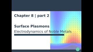 Nanophotonics & Plasmonics - Ch. 8 | Surface Plasmons (2/2)