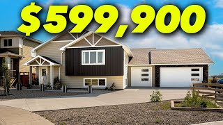 Tour a $599,900 PERFECT Family Home Near Lethbridge Alberta