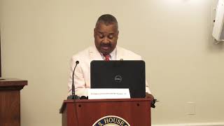 Congressman Donald Payne, Jr. presents at a Men's Health Caucus briefing