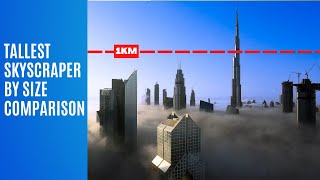 Tallest skyscrapers in the world 2022 - size comparison