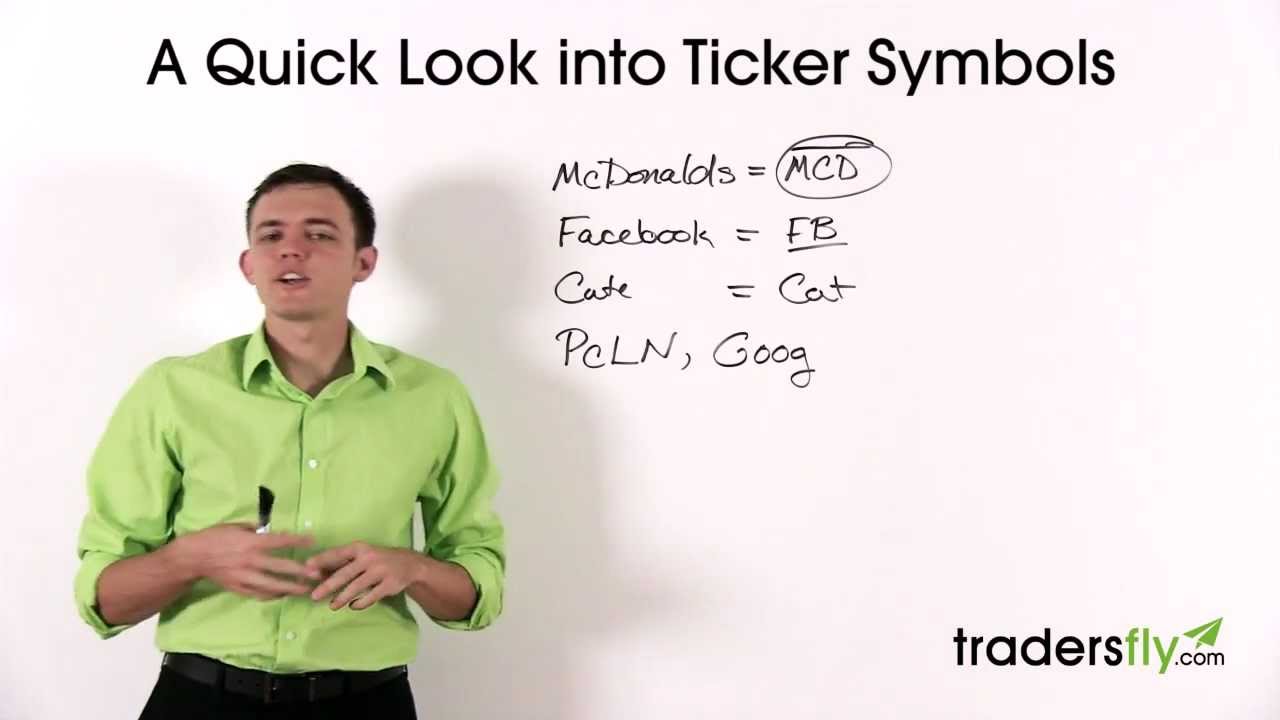 Stock Basics What Is A Ticker Symbol Definition And Meaning Youtube