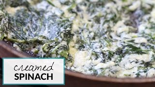 Creamed Spinach - Easy KETO Side Dish