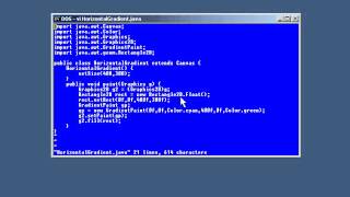Lesson7 A Color Gradient | Java Graphics Tutorial