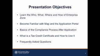 GOED ORD Enterprise Zone Tax Credit 'How-To' Webinar