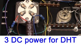 pre-order 300B SE integrated tube amplifier assy process #2 ; model B-4i, 3 DC filament power supply