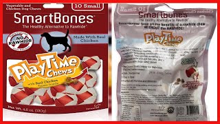 SmartBones DoubleTime Rolls and Playtime Chews, Treat Your Dog to a Rawahide-Free Chew