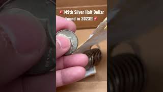 🚨149th Silver Half Dollar Found in 2023! #shorts #silverstacking #coinrollhunting #coincollecting