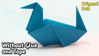 How To Make a Paper Duck - Origami Duck Folding