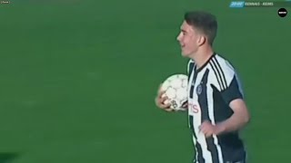 Dusan Vlahovic first goal of his career (16 years old)