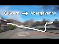 Drive from Gilwern to Abergavenny - Feb 19 2023