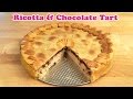 Ricotta & Chocolate Decorated Tart - Cheeky Crumbs